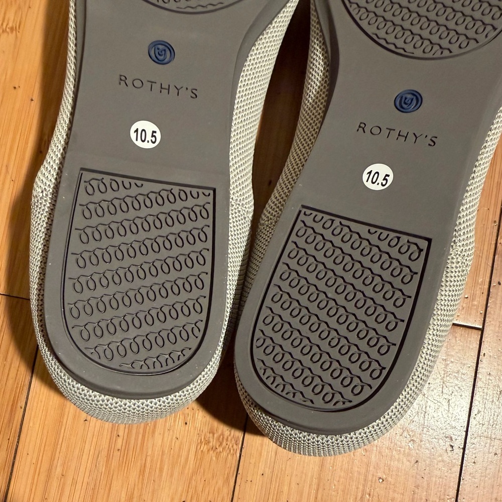NWOT RETIRED Rothy's The Flat In Flax Birdseye Size 10.5 - Picture 12 of 16